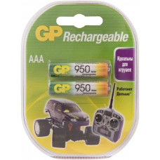 Перезаряжаемые аккумуляторы GP 95AAAHC AAA, емкость 950 мАч - 2 шт. в клемшеле GP 95AAAHC AAA (4891199069888)
