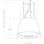 Вытяжка островная ELICA EASY UX IX/F/50-PRF0120354A

