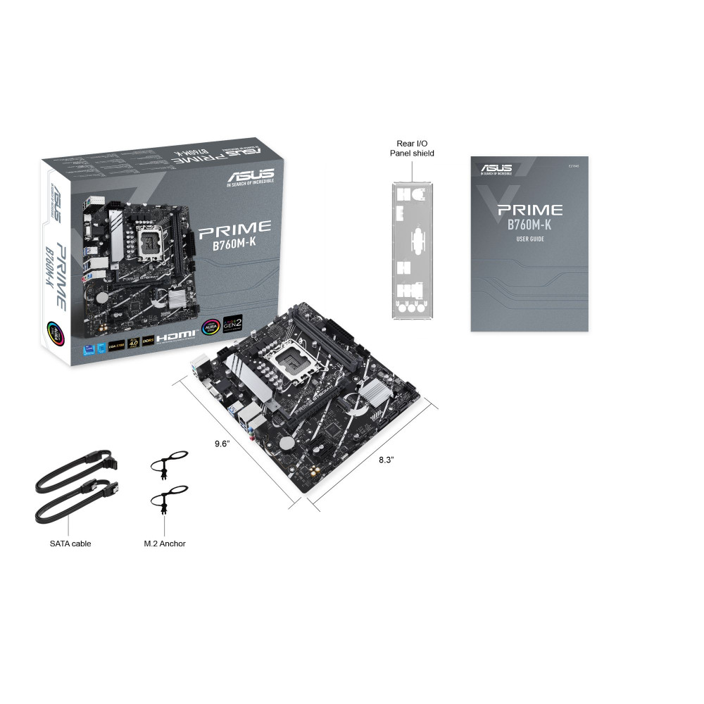 Материнская плата ASUS Материнская платаPRIME B760M-K (90MB1FI0-M0EAY0)