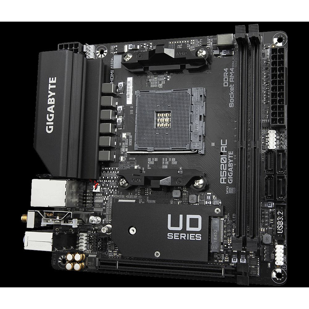 Материнская плата Gigabyte A520I AC (rev. 1.x)