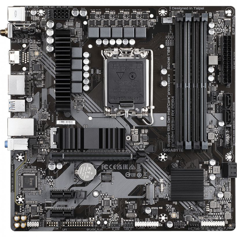 Материнская плата Gigabyte B760M DS3H AX DDR4
