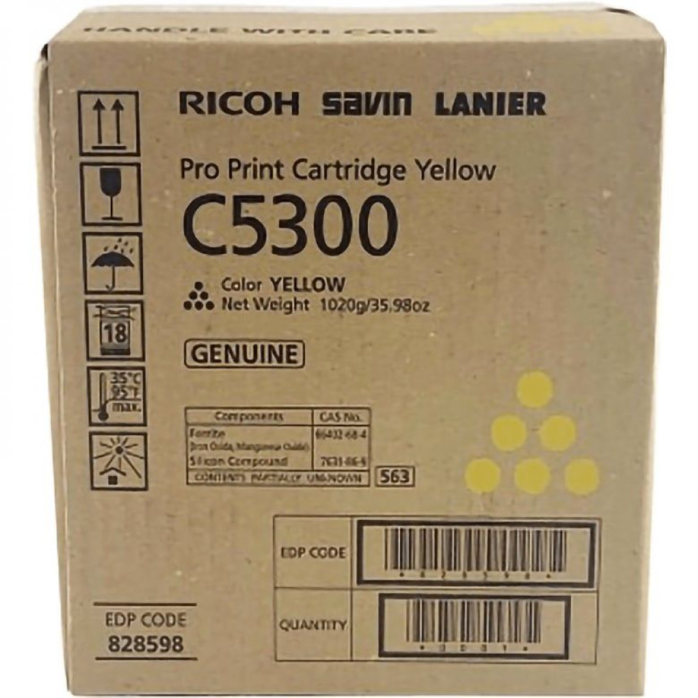 Тонер Ricoh 828602 желтый тип C5300s/C5310s
