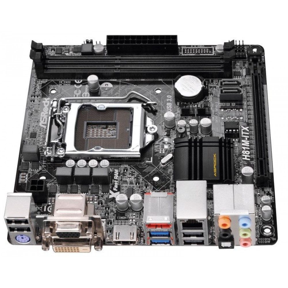 Материнская плата ASRock H81M-ITX
 Материнская плата ASRock H81M-ITX