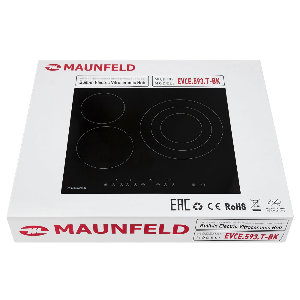 Встраиваемая электрическая панель Maunfeld Light EVCE.593.T-BK
