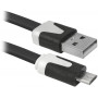 Defender USB кабель USB08-03P USB2.0 AM-MicroBM, 1.0м Defender USB 2.0 Type-AM - microUSB 2.0 (m) 1м