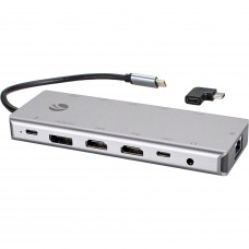 Адаптер VCOM iOpen USB 3.1 Type-C (CU4706) - HDMI, USB 2.0 Type-A, 3 x USB 3.0, RJ45, TF, SD, DisplayPort, USB Type-C, mini jack 3.5
