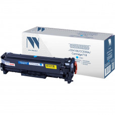 Картридж лазерный NV Print NV-CE411A/CC531A/718C голубой для HP/Canon.
