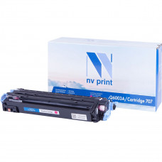 Тонер-картридж NV Print NV-Q6003A/707M, пурпурный.
