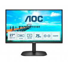 Монитор AOC LCD 27" [16:9] 1920х1080(FHD) VA, nonGLARE, 250cd/m2, H178°/V178°, 4000:1, 20M:1, 16.7M, 4ms, VGA, HDMI, Tilt, Speakers, 3Y, Black