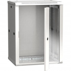 19" настенный шкаф 12U 600x450, стекл. передняя дверь, серый (плоск. упак) ITK LWR3-12U64-GF, 19&ampquot 12U