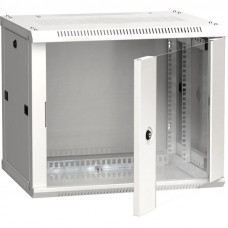 19" настенный шкаф  6U 600x450, стекл. передняя дверь, серый (плоск. упак) ITK LWR3-06U64-GF, 19&ampquot 6U