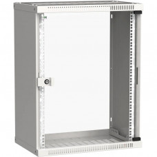 Шкаф LINEA WE 15U 600x600мм дверь стекло серый ITK LWE3-15U66-GF, 19&ampquot, 15U