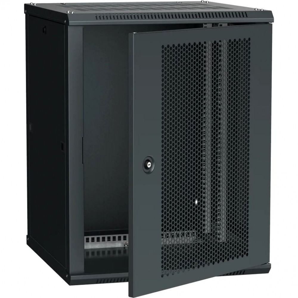ITK Шкаф LINEA W 12U 600x600 мм дверь перфорированная, RAL9005 ITK LWR5-12U66-PF, 19&ampquot 12U