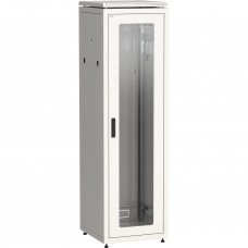 Шкаф сетевой 19", 42U, 600х800 мм, стеклянная передняя дверь, серый ITK Linea N 42U (LN35-42U68-G)