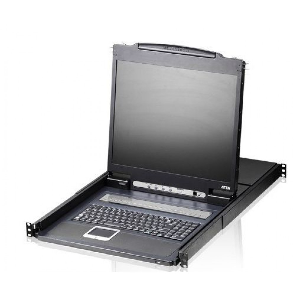 8-портовый KVM-переключатель с ЖК-дисплеем 19