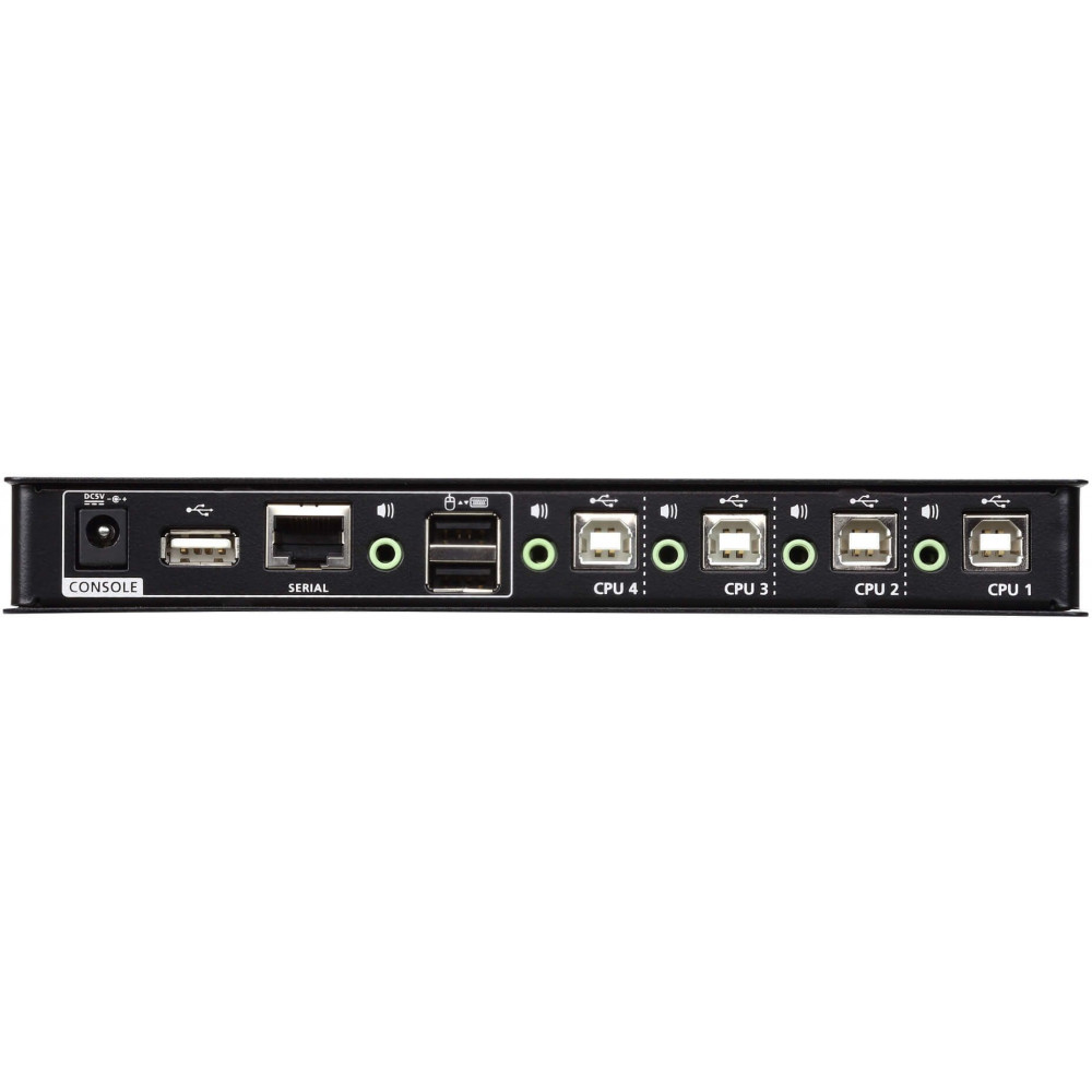 4-портовый USB KM-переключатель ATEN CS724KM с функцией Boundless Switching (кабели включены)
