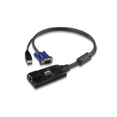 Модуль удлинителя, SVGA+KBD+MOUSE USB,  40 метр., для подкл. комп. к перекл. KH15xxAKH15xxAiKL15xxAKH25xxA, макс.разреш. 1600х1200, RJ45+HD-DB15+USB A-тип, Female+2xMale, без Б.П., (DDC2B)ATEN ATEN KA7570