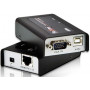 Удлинительусилительextender, VGASVGA+KBD+MOUSE USB, 100 метр., HD-DB15+USB A-типUSB B-тип, Female, без шнуров, Б.П. 220> 5V, (по витой пареUTPFTP макс.разрешение 1920х1200 60Hz(30m) 1280х1024 60Hz(100m) DDC2B3 г.гар.+электростраховка ATEN CE100