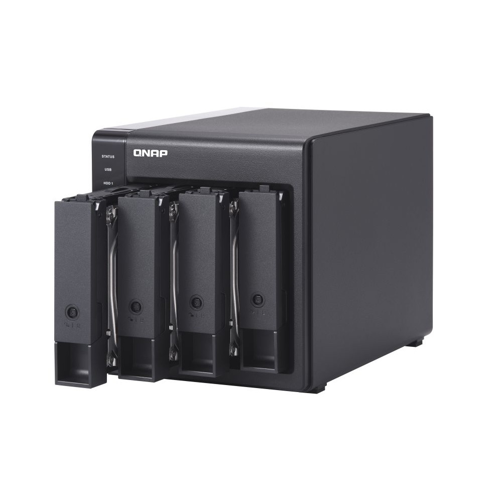Полка расширения сетевого хранилища без дисков QNAP TR-004 DAS.
