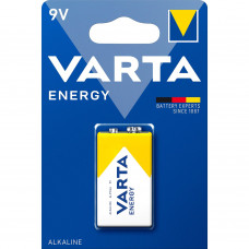 Батарейка Varta ENERGY Крона 6LR61 BL1 Alkaline 9V (4122) (11050) (1 шт.) VARTA Varta ENERGY 6LR61 9-Volt-Block (Krona) (04122229411)