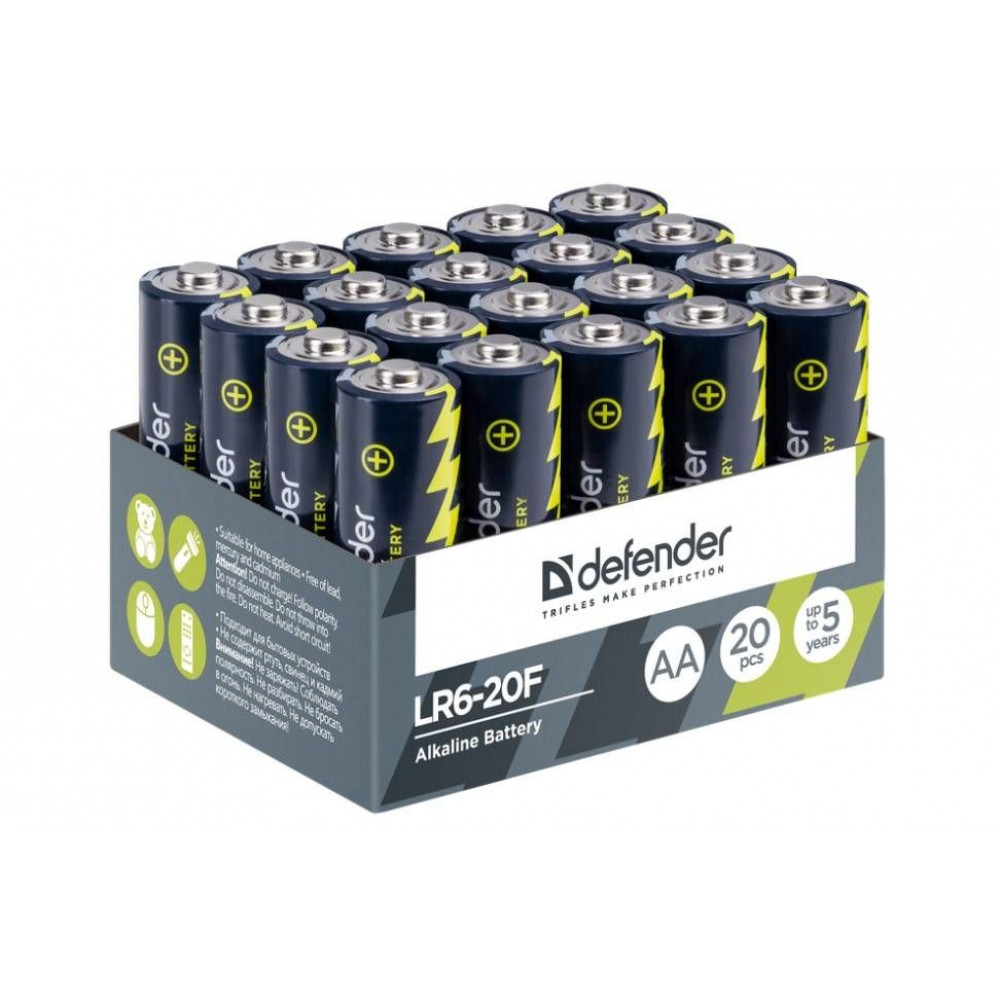 Батарейки алкалиновые аа 20 шт. Defender lr6 аа. Батарейки алкалиновые аа 20 шт. Defender aa. Батарейка дефендер.