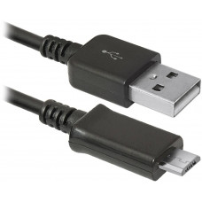  DEFENDER Кабель USB2.0 AM-MicroBM, чёрный, 1.0м