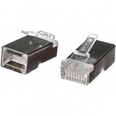 Разъем RJ45 8P8C экранированный для FTP кабеля категории 5, 100 шт./уп., VCOM VNA2230-1/100
