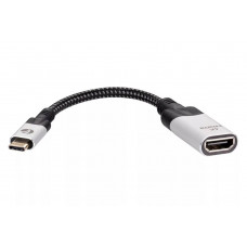 Aдаптер USB 3.1 Type-Cm --> HDMI A(f) 4K@60Hz, 0.15m ,Alum , VCOM <CU423MV-4K>