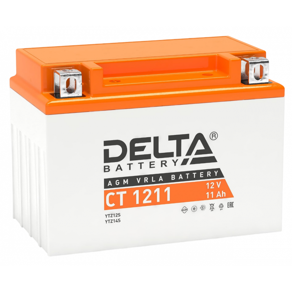 Аккумуляторная батарея для мото-техники Delta CT 1211