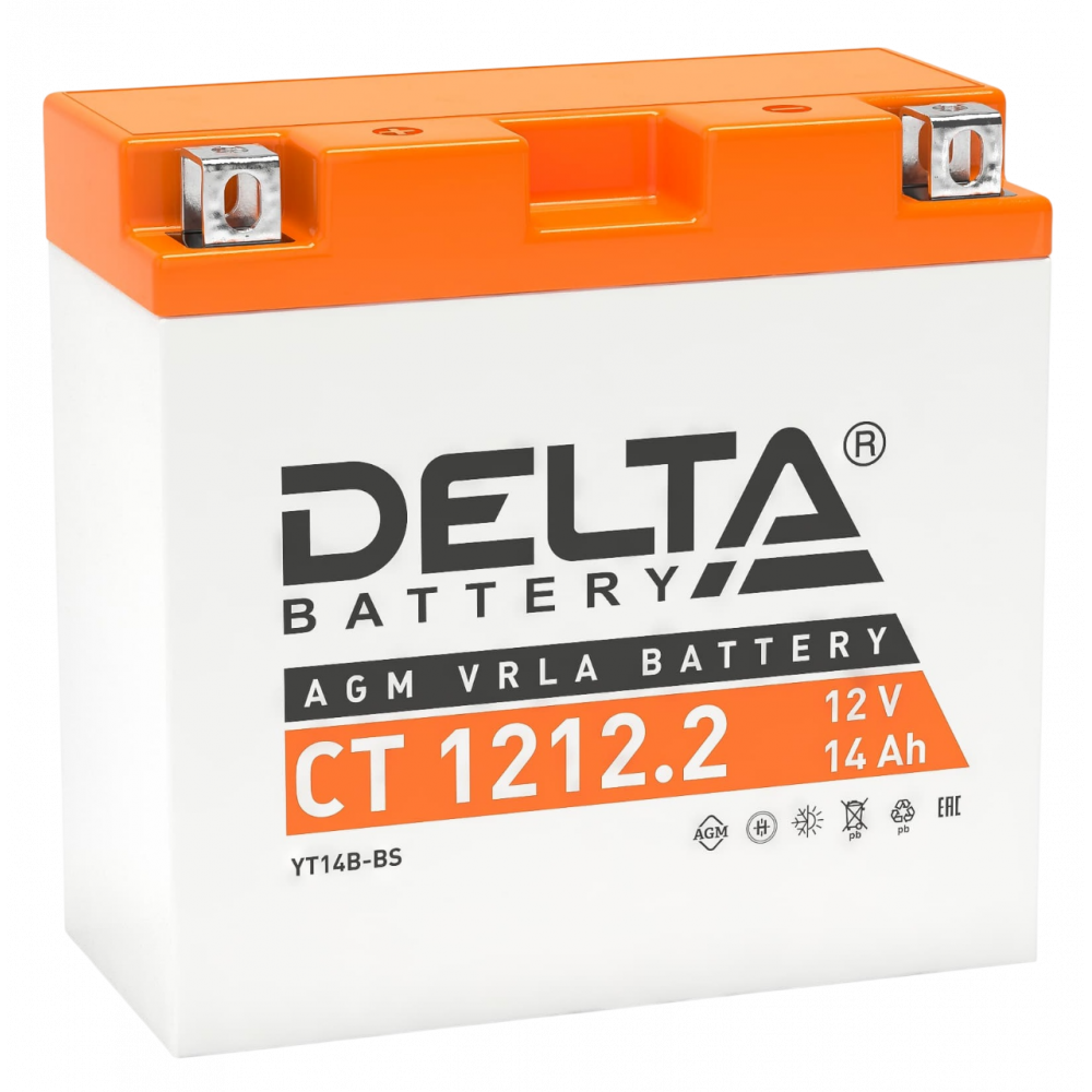 Аккумуляторная батарея для мото-техники Delta CT 1212.2
