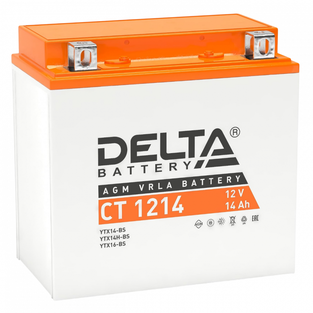 Аккумуляторная батарея для мото-техники Delta CT 1214