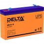 Батарея DELTA серия HR, HR 6-9, напряжение 6В, емкость 9Ач (разряд 20 часов),  макс. ток разряда (5 сек.) 135А, макс. ток заряда 2.55А, свинцово-кислотная типа AGM, клеммы F1, ДxШxВ 151х34х94мм., вес 1.37кг., срок службы 8 лет. Delta UPS HR 6-9 (6V  9Ah)