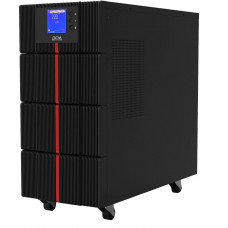 ИБП Powercom MAC-6000, 6kVA/6kW, двойное преобразование, LCD, Tower, 8x IEC320 C13, 2x C19, клеммная колодка, USB, RS-232, SNMP слот, EPO, RJ45 защита, 257x590x570 мм, 78 кг
