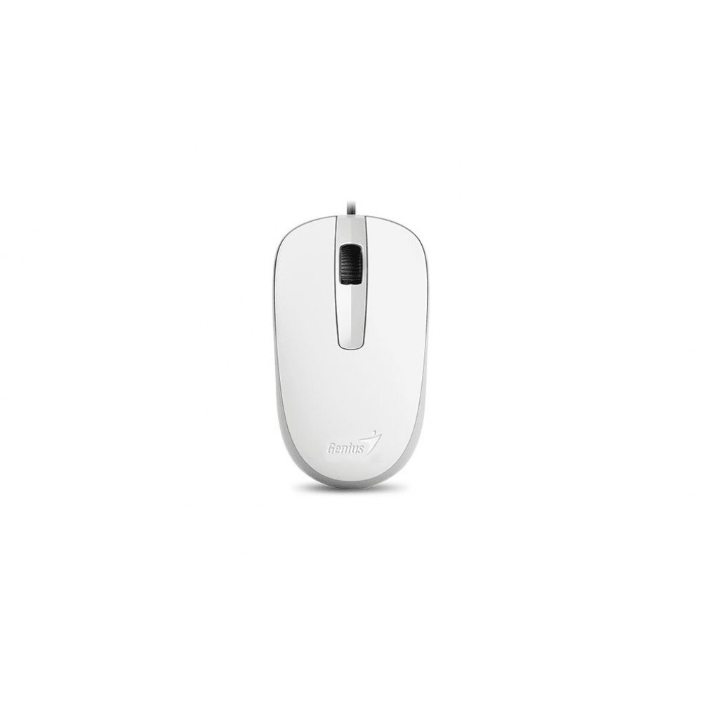 Genius МышьDX-120,USB,G5,белая(white,optical1000dpi,подходитподоберуки)newpackage