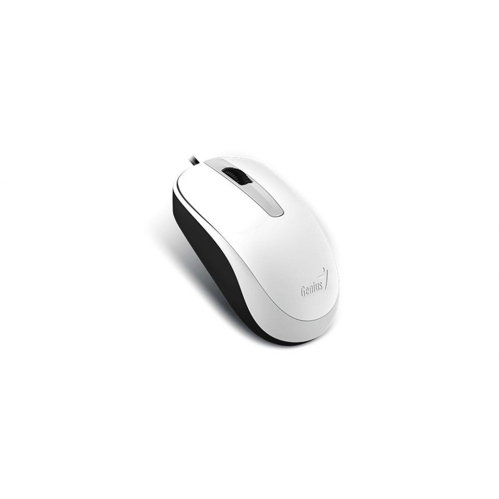 Genius МышьDX-120,USB,G5,белая(white,optical1000dpi,подходитподоберуки)newpackage