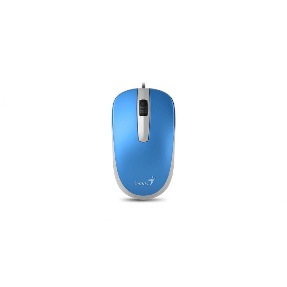 Genius МышьDX-120,USB,G5,голубая(blue,optical1000dpi,подходитподоберуки)newpackage