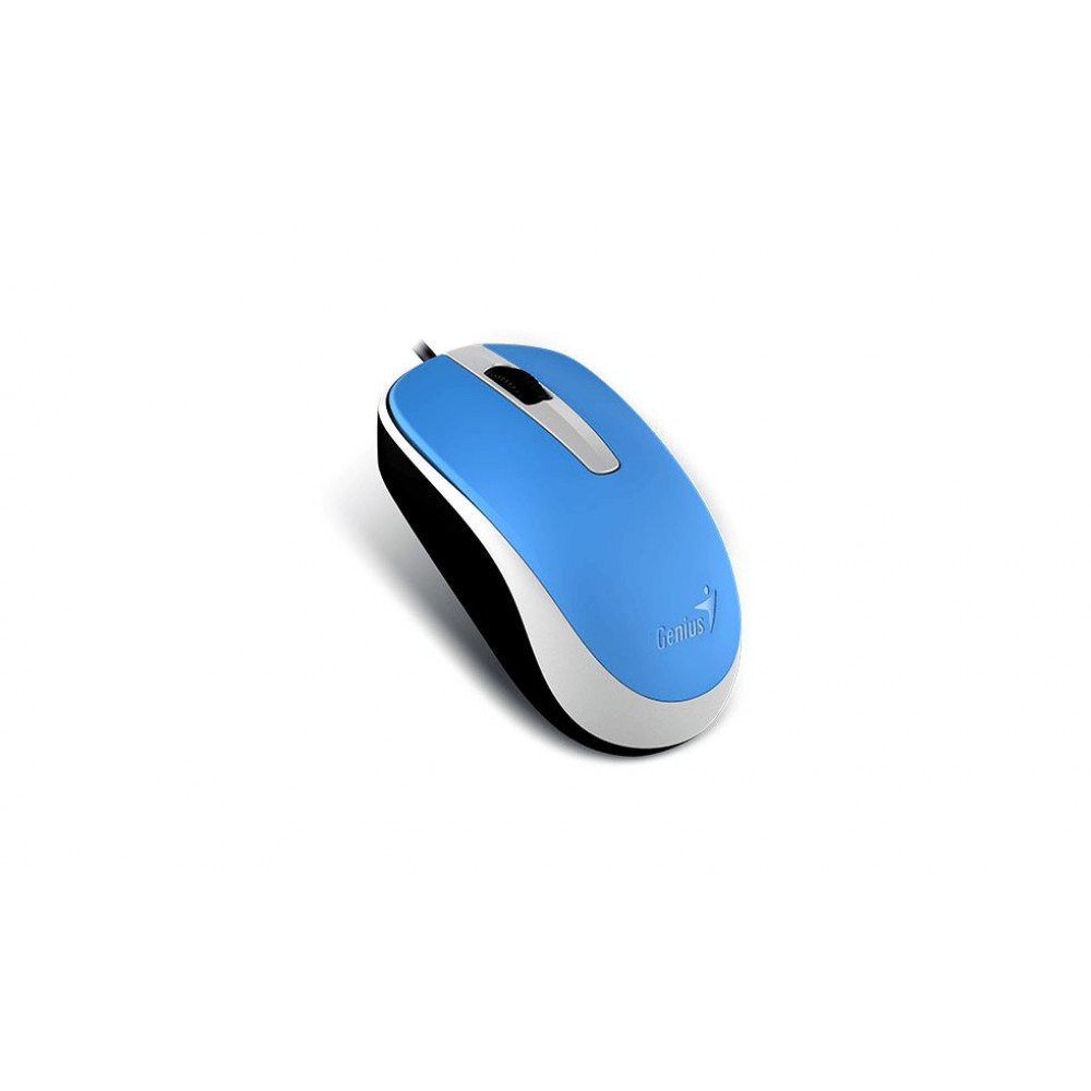 Genius МышьDX-120,USB,G5,голубая(blue,optical1000dpi,подходитподоберуки)newpackage