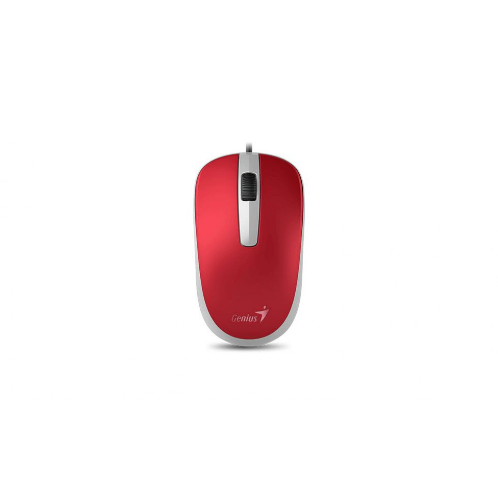  Genius МышьDX-120,USB,G5,красная(red,optical1000dpi,подходитподоберуки)newpackage