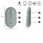 Мышь беспроводная Logitech Pebble M350 Eucalyptus MN: MR0075  C-U0010