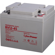 Аккумуляторная батарея PS CyberPower RV 12-45  12 В 45 Ач Cyberpower Батарея аккумуляторная для ИБП CyberPower Professional series RV 12-45