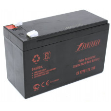 Батарея POWERMAN Battery CA1270, напряжение 12В, емкость 7Ач,макс. ток разряда 105А, макс. ток заряда 2.1А, свинцово-кислотная типа AGM, тип клемм F2, ДШВ 1516594, 2.2 кг. POWERMAN Powerman CA1270UPS