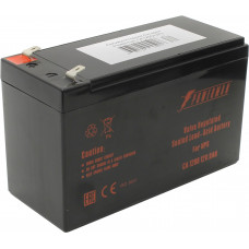 Батарея POWERMAN Battery CA1290, напряжение 12В, емкость 9Ач,макс. ток разряда 135А, макс. ток заряда 2.7А, свинцово-кислотная типа AGM, тип клемм F2, ДШВ 1516594, 2.51 кг. POWERMAN Powerman CA1290UPS