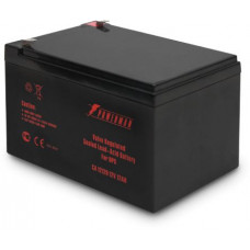 Батарея POWERMAN Battery CA12120, напряжение 12В, емкость 12Ач,макс. ток разряда 180А, макс. ток заряда 3.6А, свинцово-кислотная типа AGM, тип клемм F2, ДШВ 1519894, 3.6 кг. POWERMAN Powerman CA12120UPS