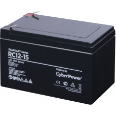 Аккумуляторная батарея SS CyberPower RC 12-15  12 В 15 Ач Cyberpower Батарея аккумуляторная для ИБП CyberPower Standart series RС 12-15