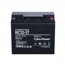 Аккумуляторная батарея SS CyberPower RC 12-17  12 В 17 Ач Cyberpower Батарея аккумуляторная для ИБП CyberPower Standart series RС 12-17
