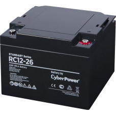 Аккумуляторная батарея SS CyberPower RC 12-26  12 В 26 Ач Cyberpower Батарея аккумуляторная для ИБП CyberPower Standart series RС 12-26