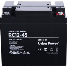 Аккумуляторная батарея SS CyberPower RC 12-45  12 В 50 Ач Cyberpower Батарея аккумуляторная для ИБП CyberPower Standart series RС 12-45