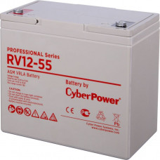 Аккумуляторная батарея PS CyberPower RV 12-55  12 В 55 Ач Cyberpower Батарея аккумуляторная для ИБП CyberPower Professional series RV 12-55