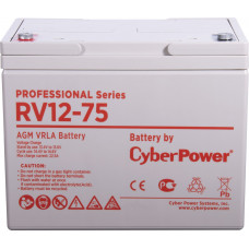 Аккумуляторная батарея PS CyberPower RV 12-75  12 В 75 Ач Cyberpower Батарея аккумуляторная для ИБП CyberPower Professional series RV 12-75