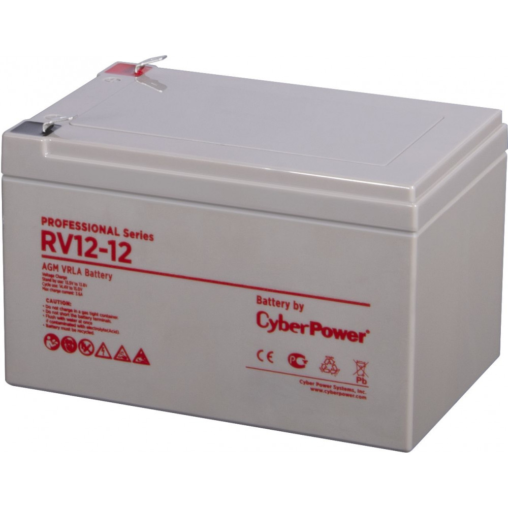 Аккумуляторная батарея PS CyberPower RV 12-12 12 В 12 Ач Cyberpower Батарея аккумуляторная для ИБП CyberPower Professional series RV 12-12